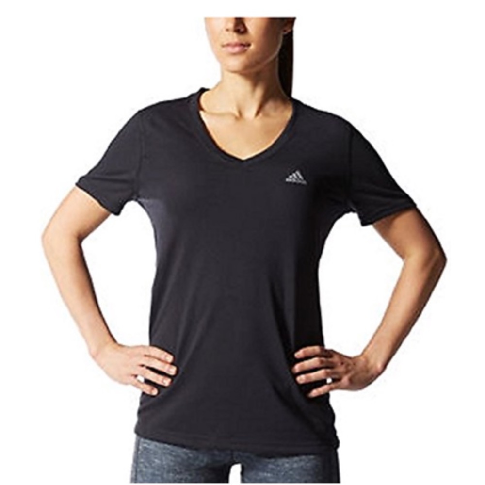 Adidas Ultimate Tee V-Neck Women Size Small